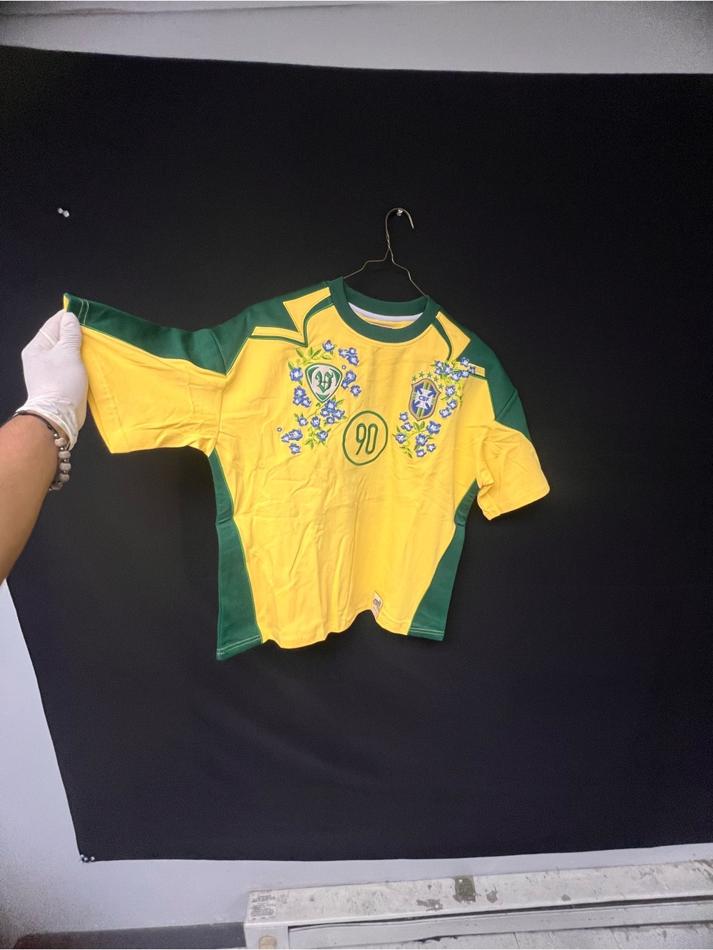 Brazil Yellow & Green Football Jersey - Brand: